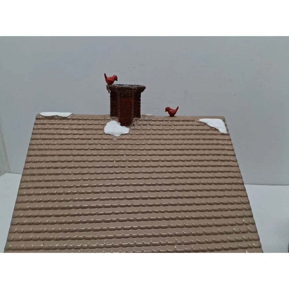 Dept 56 Snow Village Home Sweet Home House And Windmill Lighted W/Box Christmas